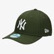 Vaikiška kepurė su snapeliu NEW ERA KEPURĖ LEAGUE ESSENTIAL 940 NY YANKEES GRN 80337645 spalva žalia