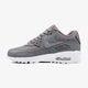 Vaikiški kedai NIKE AIR MAX 90 LEATHER (GS) 833376-012 spalva pilka
