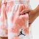 Vaikiški JORDAN ŠORTAI JORDAN GIRL TIE DYE FT SHORT GIRL 45a766-n0k spalva oranžinė
