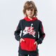 Vaikiškas džemperis JORDAN DŽEMPERIS SU GOBTUVU   JUMPMAN CLASSICS III PO 957422-023 spalva juoda