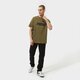 Vyriški marškinėliai PUMA MARŠKINĖLIAI ESS LOGO TEE 58666732 spalva rusvai žalsva