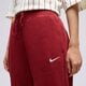 Moteriškos kelnės NIKE KELNĖS W NSW PHNX FLC HR OS PANT dq5887-677 spalva tamsiai raudona