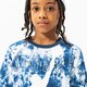 Vaikiški marškinėliai JORDAN MARŠKINĖLIAI SKY DYE JUMPMAN TEE GIRL 45b550-baj spalva mėlyna