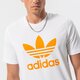 Vyriški marškinėliai ADIDAS MARŠKINĖLIAI TREFOIL he9510 spalva balta