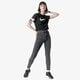 Moteriški marškinėliai NIKE MARŠKINĖLIAI W NSW SWSH MARŠKINĖLIAI CROP SS SPORTSWEAR ar3064-010 spalva juoda