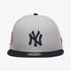 Vyriška kepurė su snapeliu NEW ERA KEPURĖ SIDE PATCH 5950 NYY NEW YORK YANKEES GRA 60240482 spalva pilka