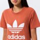 Moteriški marškinėliai ADIDAS MARŠKINĖLIAI TREFOIL TEE hk9637 spalva ruda