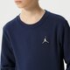 Vaikiškas džemperis JORDAN DŽEMPERIS JUMPMAN ESSENTIALS CREW BOY 95b130-u90 spalva tamsiai mėlyna
