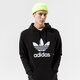 Vyriškas džemperis ADIDAS DŽEMPERIS SU GOBTUVU TREFOIL HOODY h06667 spalva juoda