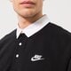 Vyriški polo marškinėliai NIKE MARŠKINĖLIAI M NK CLUB BB LS POLO dx0537-010 spalva juoda