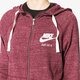 Moteriškas džemperis NIKE DŽEMPERIS GYM VNTG HOODIE FZ 726057681 spalva tamsiai raudona