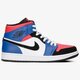 Vyriški kedai AIR JORDAN 1 MID 554724-124 spalva raudona