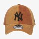 Vyriška kepurė su snapeliu NEW ERA KEPURĖ CORD 940 TAN NEW YORK YANKEES TAN 60222483 spalva ruda