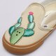 Vaikiški inkariukai VANS SLIP-ON CACTUS vn000cpsgrn1 spalva rusvai gelsva