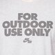 Vyriški marškinėliai NIKE MARŠKINĖLIAI AF1 FOR OUTDOOR USE TEE 778424063 spalva pilka
