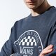 Vyriškas džemperis VANS DŽEMPERIS OG CHECKER CREW vn0a49tlbhh1 spalva juoda