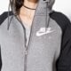 Moteriškas džemperis NIKE DŽEMPERIS NSW RALLY HOODIE FZ AIR 831834091 spalva pilka