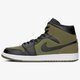 Vyriški kedai AIR JORDAN 1 MID 554724301 spalva žalia