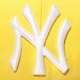 Vaikiška kepurė su snapeliu NEW ERA KEPURĖ MLB BASIC NY YANKEES 10011614 spalva geltona