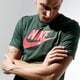 Vyriški marškinėliai NIKE MARŠKINĖLIAI SS M NSW TEE ICON FUTURA ar5004-370 spalva žalia