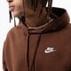 Vyriškas džemperis NIKE DŽEMPERIS SU GOBTUVU M NSW CLUB HOODIE PO BB bv2654-259 spalva ruda