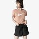 Moteriški marškinėliai NIKE MARŠKINĖLIAI W NSW SWSH MARŠKINĖLIAI CROP SS ar3064-605 spalva daugiaspalvė