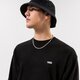 Vyriški marškinėliai VANS MARŠKINĖLIAI LEFT CHEST HIT LS BLACK-WHITE vn0a49lcy281 spalva juoda