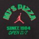 Vaikiški marškinėliai JORDAN MARŠKINĖLIAI JRD PIZZA TEE BLK/GRN 95f749-023 spalva juoda