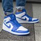 Vyriški kedai AIR JORDAN 1 MID 554724-114 spalva mėlyna