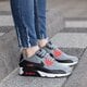 NIKE AIR MAX 90 LEATHER (GS)  833412010 spalva pilka