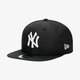 Vyriška kepurė su snapeliu NEW ERA KEPURĖ FEATHER PERF 9FIFTY NEYYAN BLKWHI 11927239 spalva juoda