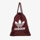 Moteriškas sportinis maišelis ADIDAS MAIŠAS GYMSACK TREFOIL dv2390 spalva tamsiai raudona