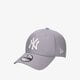 Vaikiška kepurė su snapeliu NEW ERA MLB 9FORTY NEW YORK YANKEES CAP GRAY/WHITE 10531940 spalva pilka