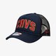 Vyriška kepurė su snapeliu NEW ERA KEPURĖ TEAM TRUCKER CLECAV OTC 11871269 spalva tamsiai mėlyna