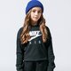 Vaikiškas džemperis NIKE DŽEMPERIS SU GOBTUVU AIR cj7413-010 spalva juoda
