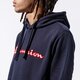 Vyriškas džemperis CHAMPION DŽEMPERIS SU GOBTUVU LOGO HOODY 215496bs501 spalva tamsiai mėlyna