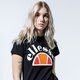 Moteriški marškinėliai ELLESSE MARŠKINĖLIAI CINE sge09978black spalva juoda