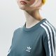 Moteriški marškinėliai ADIDAS MARŠKINĖLIAI 3STR LONGSLEEVE gn2959 spalva žalia