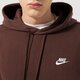 Vyriškas džemperis NIKE DŽEMPERIS SU GOBTUVU SPORTSWEAR CLUB FLEECE bv2654-227 spalva ruda