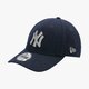 Vaikiška kepurė su snapeliu NEW ERA KEPURĖ WOOL FELT LOGO NY YANKEES NAV 80371400 spalva tamsiai mėlyna