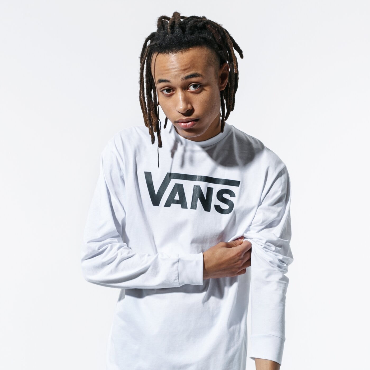 Vyriški marškinėliai VANS MARŠKINĖLIAI VANS CLASSIC LS vn000k6hyb21 spalva balta