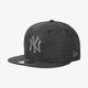 Vyriška kepurė su snapeliu NEW ERA KEPURĖ JERSEY ESSENTIAL 9FIFTY NYY GREY NEW YORK YAN 80636073 spalva pilka