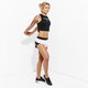Moteriški marškinėliai WAKE UP & SQUAT MARŠKINĖLIAI ACTIVE SHORT wuta005blk spalva juoda