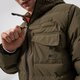 Vyriška žieminė striukė CONFRONT STRIUKĖ  ŽIEMINĖ CITY ADVENTURE JACKET cf321kum18002 spalva rusvai žalsva