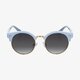 Moteriški akiniai nuo saulės VANS AKINIAI WM RAYS FOR DAZE SUNGLASSES ZEN BLUE vn0a4a1qvby1 spalva juoda