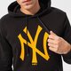 Vyriškas džemperis NEW ERA DŽEMPERIS SU GOBTUVU   TEAM LOGO HOODY NYY BLK 12893131 spalva juoda