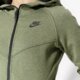 Moteriškas džemperis NIKE DŽEMPERIS NSW TCH FLC HOODIE FZ 842845387 spalva žalia