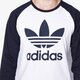 Vyriškas džemperis ADIDAS BLUZKA TREFOIL LS TEE ay7804 spalva balta
