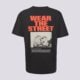 Vyriški marškinėliai PROSTO MARŠKINĖLIAI WEAR THE STREET BLACK kl261mtee1182 spalva juoda