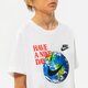 Vaikiški marškinėliai NIKE MARŠKINĖLIAI B NSW TEE HBR STMNT 1 BOY do1809-100 spalva balta